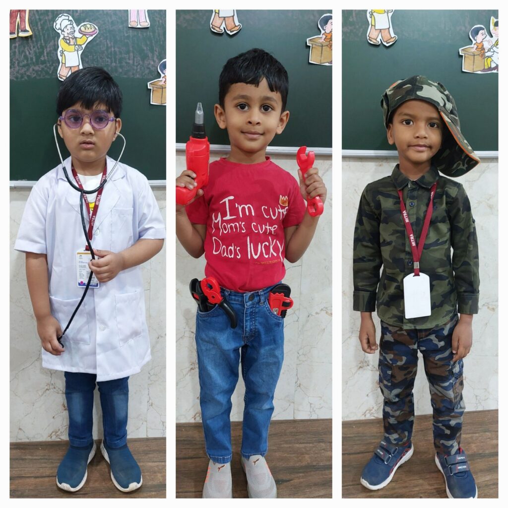 Students Dress Up As Community Helpers